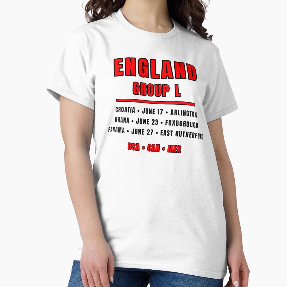 England Football Fixtures T-Shirt – Group L Schedule Shirt  ⭐ MAIN TAG by The Hairy Melon