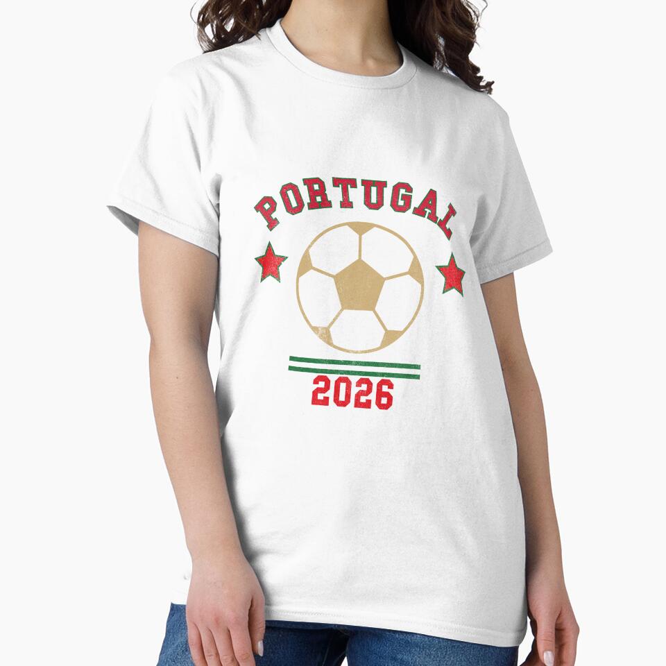 Portugal 2026 — Vintage Soccer Tee by C & T ArtLab