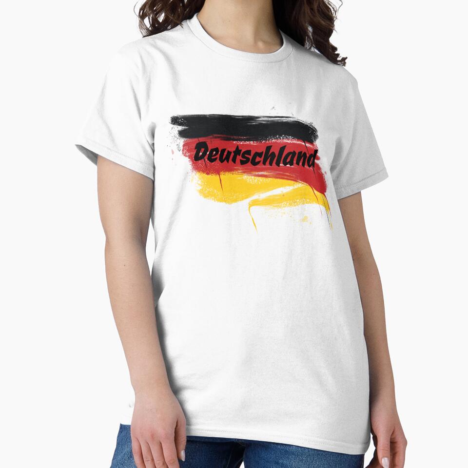 Germany national flag and lettering by Ecmoprints
