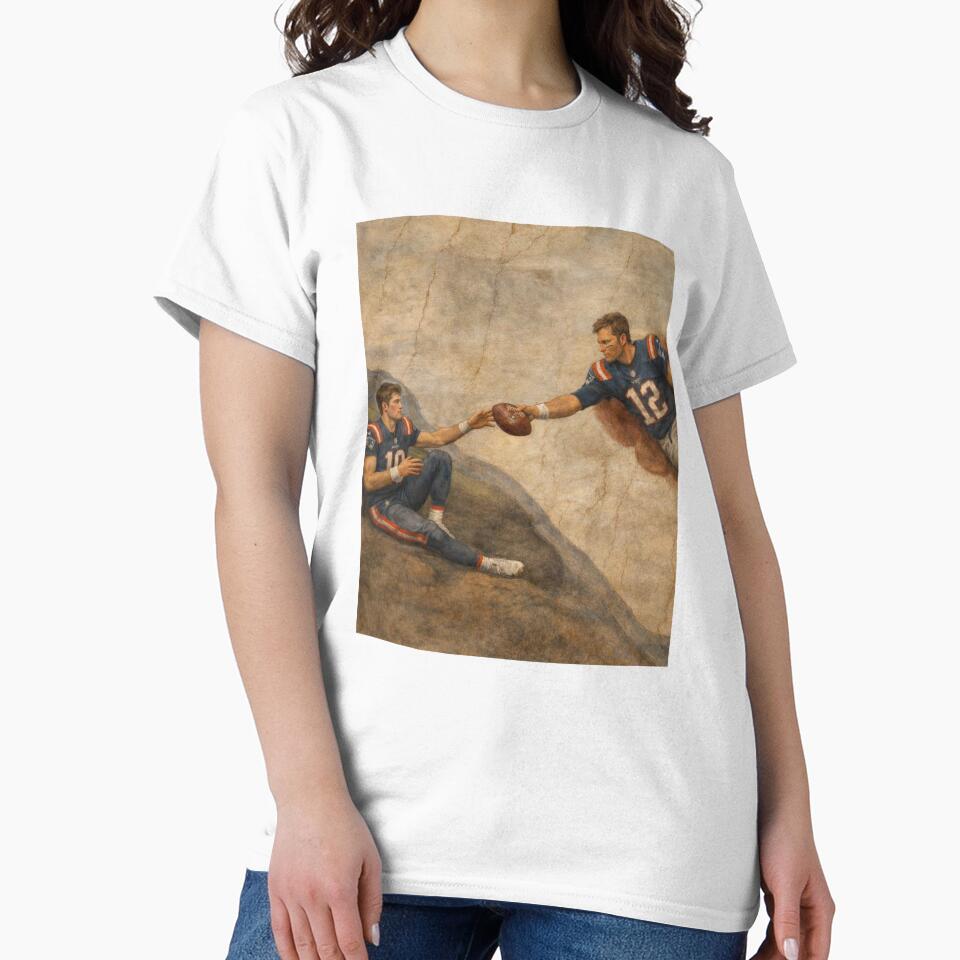 Funny New England QB  Brady and Maye Inspired Football Vintage Gameday by gusmanvinagetti