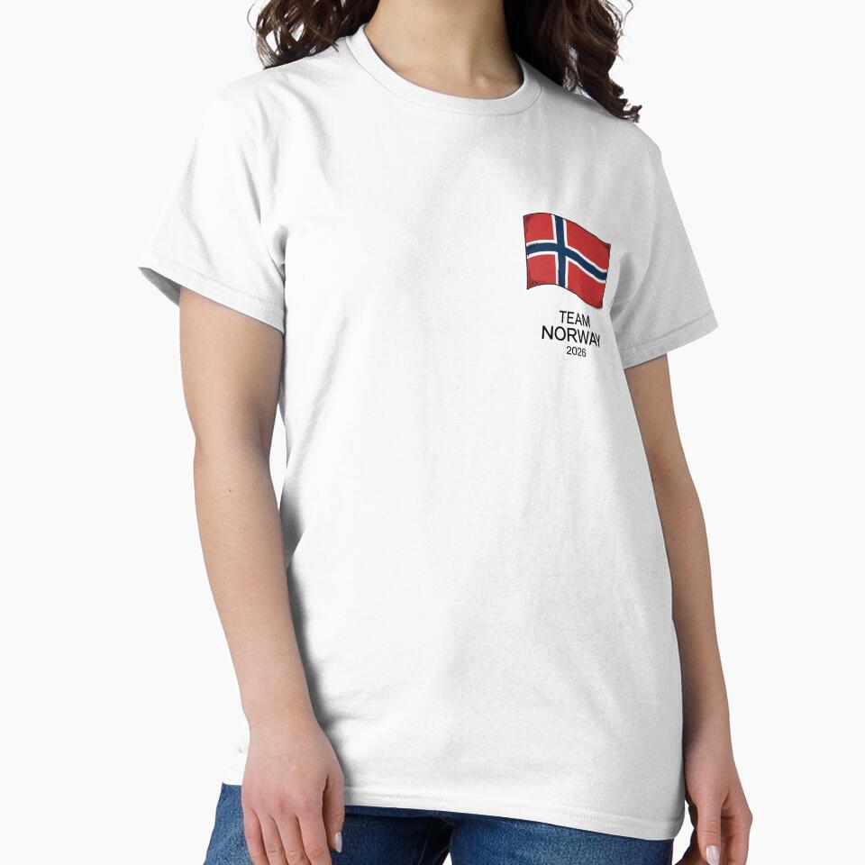 Team Norway 2026  Soccer Fan T-Shirt V15 by DBWStudios
