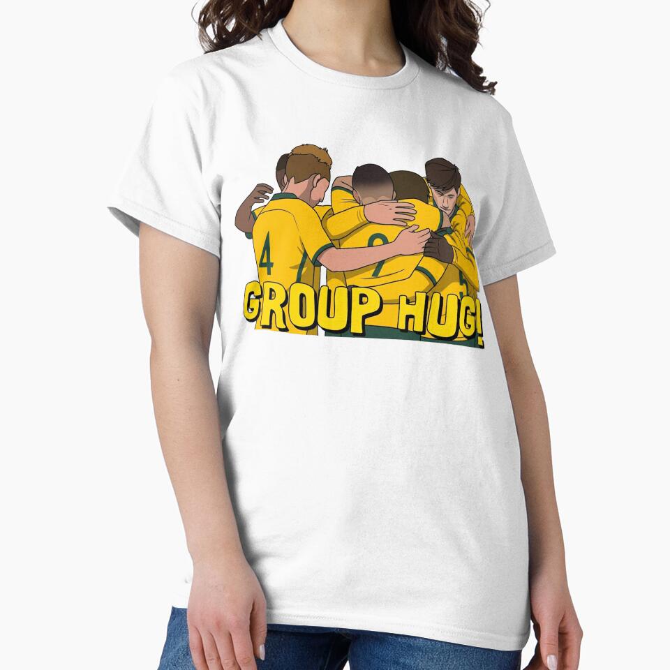 Australia Soccer Group Hug by clintang