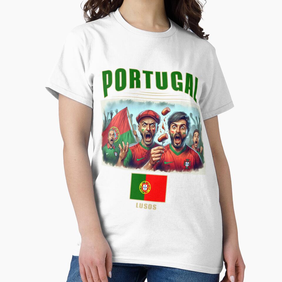 Portuguese Fans Euro24, sausage on a Fork. Portugal by Get-Forked