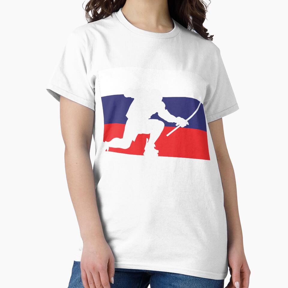 Russian Ice Hockey Silhouette Celebration - transparent by CanvasTee