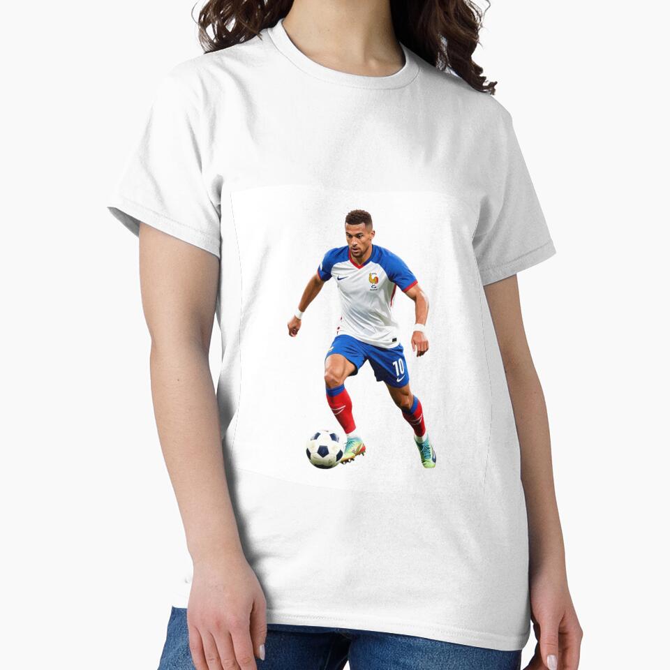 France Football – Blue White Red Soccer Art by Mukesh Saxena