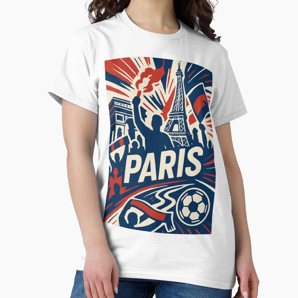 Paris Football Supporters Design by SPORT NATION ART