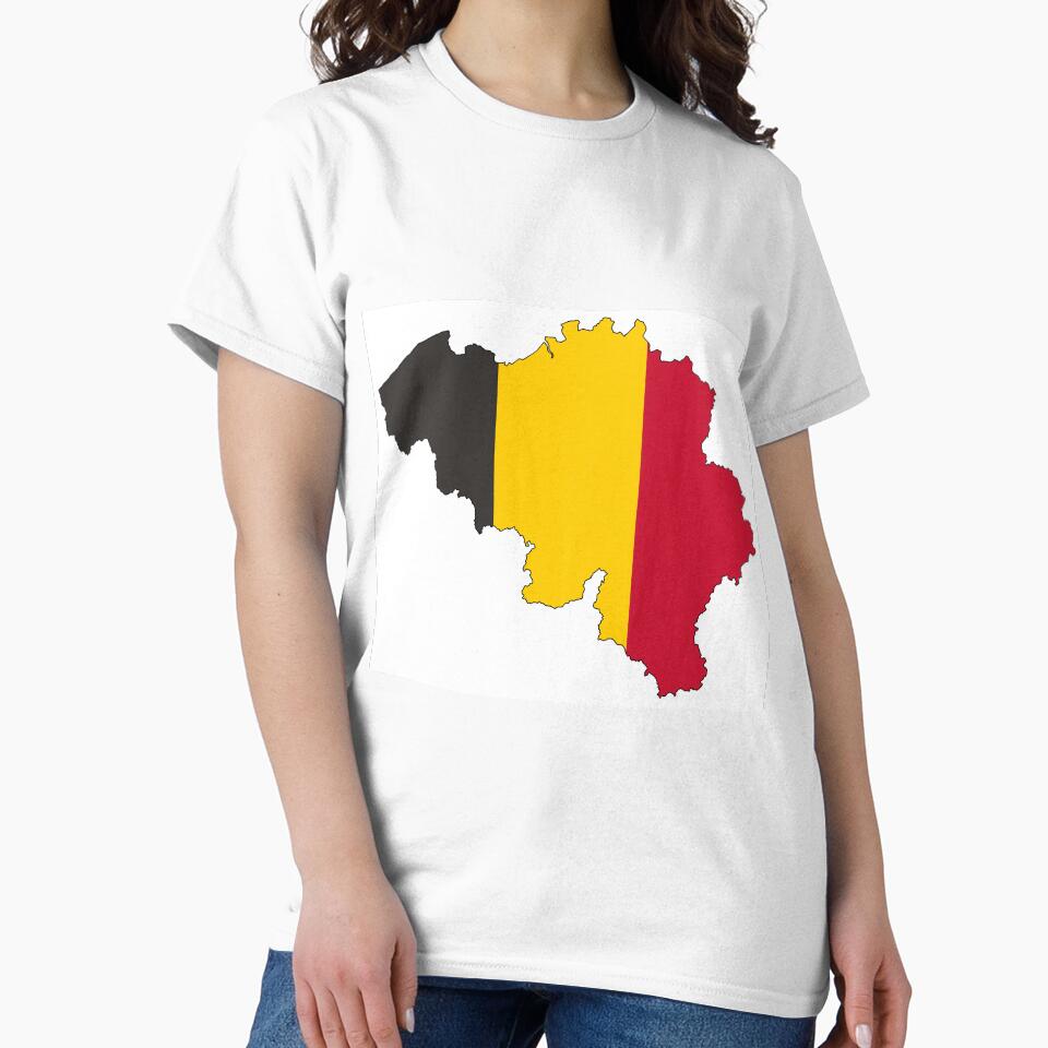 Belgium Flag Map by jsj17