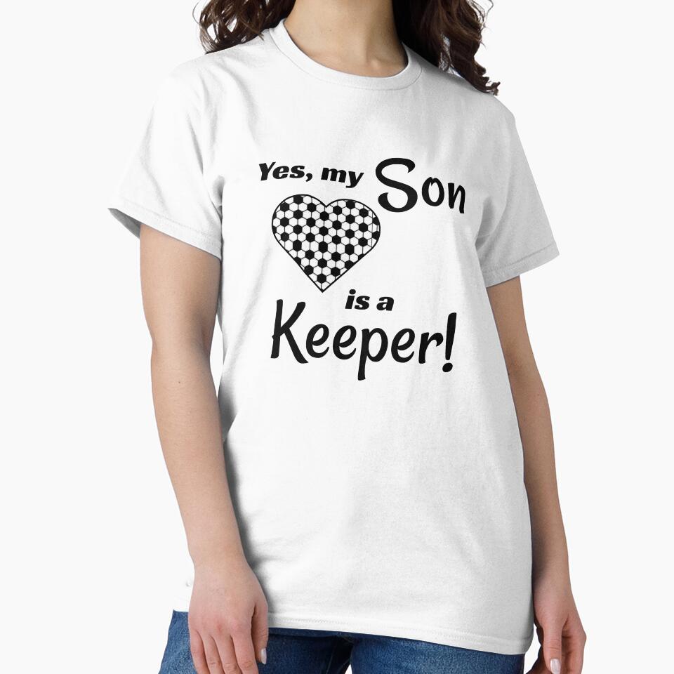 Soccer Keeper Son for Soccer Football Parents, Gift for Mom, Gift for Dad, Gift for Soccer Fan by SmokeyRidge