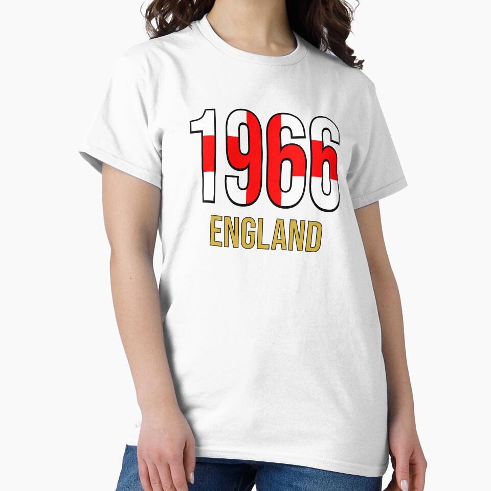 The Class of 1966 England Vintage Football Gold Heritage Design by JR78