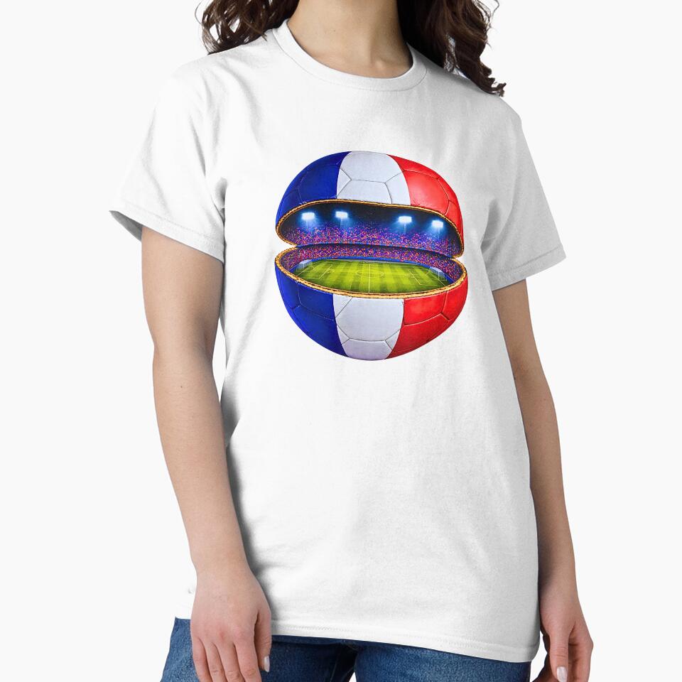 France Football Stadium Ball Design by FunToTheFullest