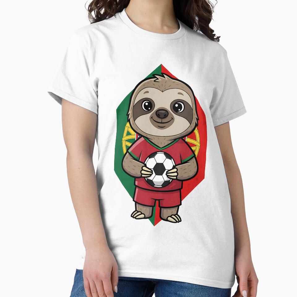 Portugal Soccer Sloth Football Fan by k3rstman1