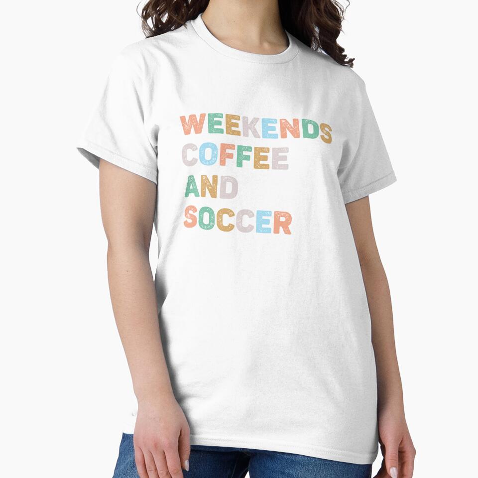 Weekends Coffee and Soccer Colorful Soccer Mom by RareBunny