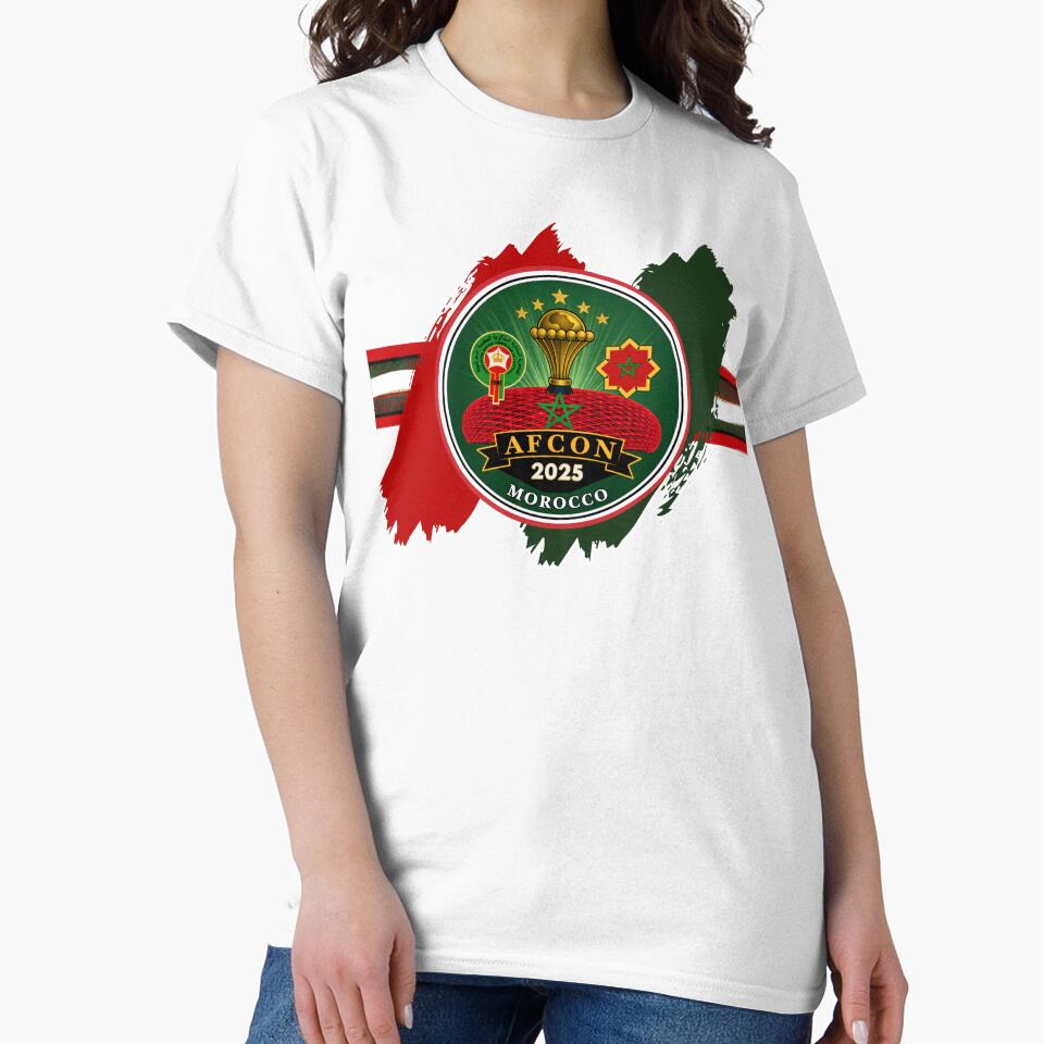AFCON Sport 2025 Morocco • Prince Moulay Abdellah Stadium • Atlas Lions Football Emblem by InPrintedWord