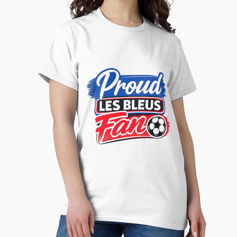 Proud Les Bleus Fan Football Graphic by Sizzorize