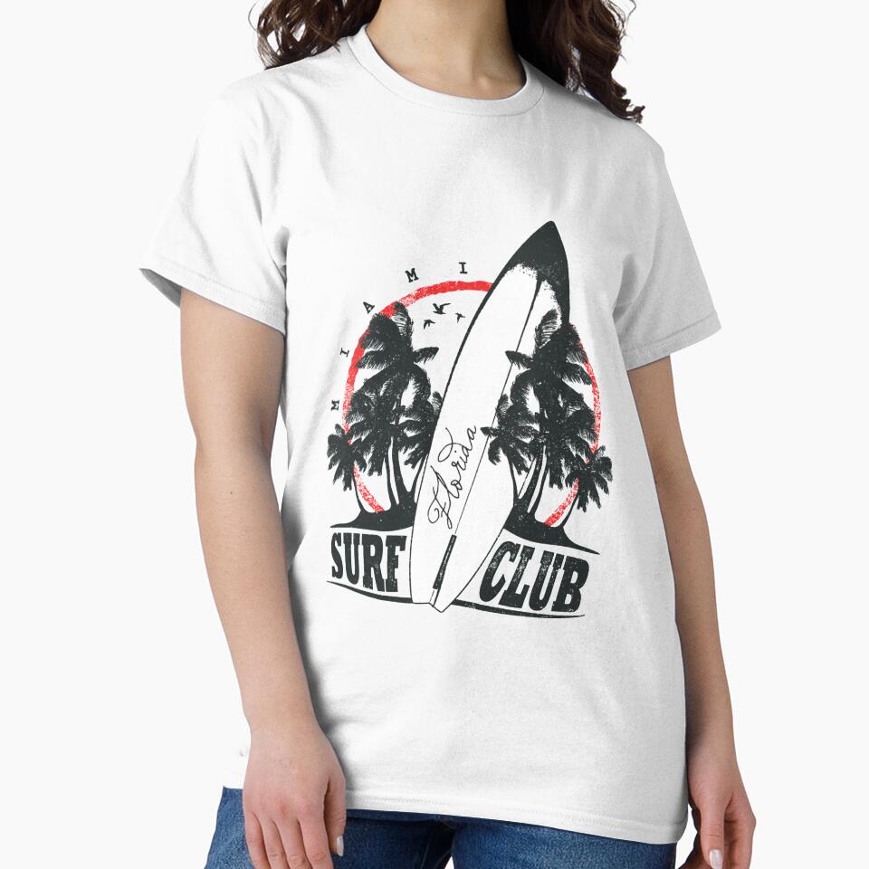 Florida Surf Club - Awesome surfer Gift by Teenation9