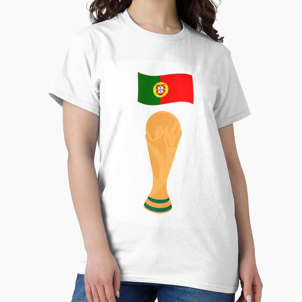 Portugal Football Fan T-Shirt by VelvetPixelShopp