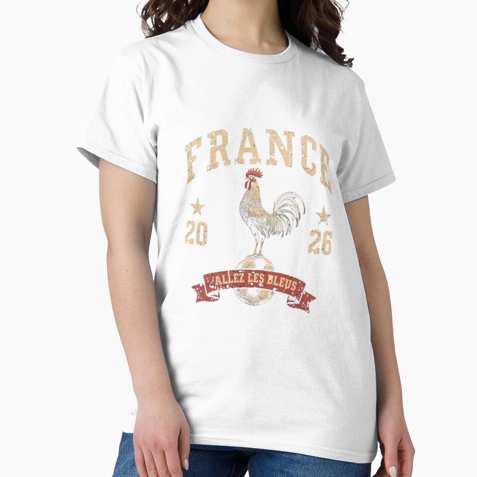 France Soccer 2026 Allez Les Bleus Vintage Badge by PACS0011