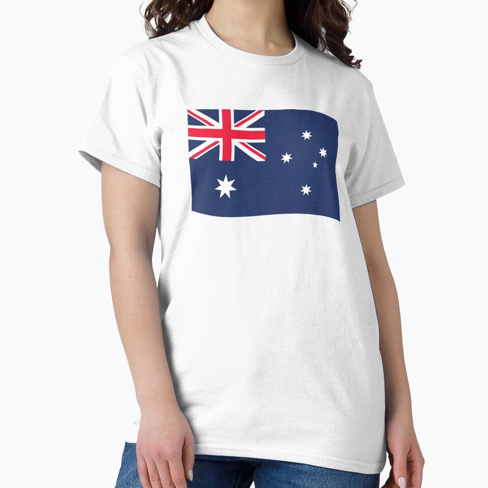 Australia Wave Flag (On White) by STUDIO-72