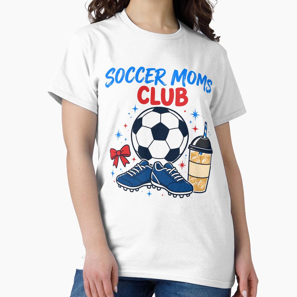Soccer Moms Club - Gameday Doodle Soccer by CutOutIdols