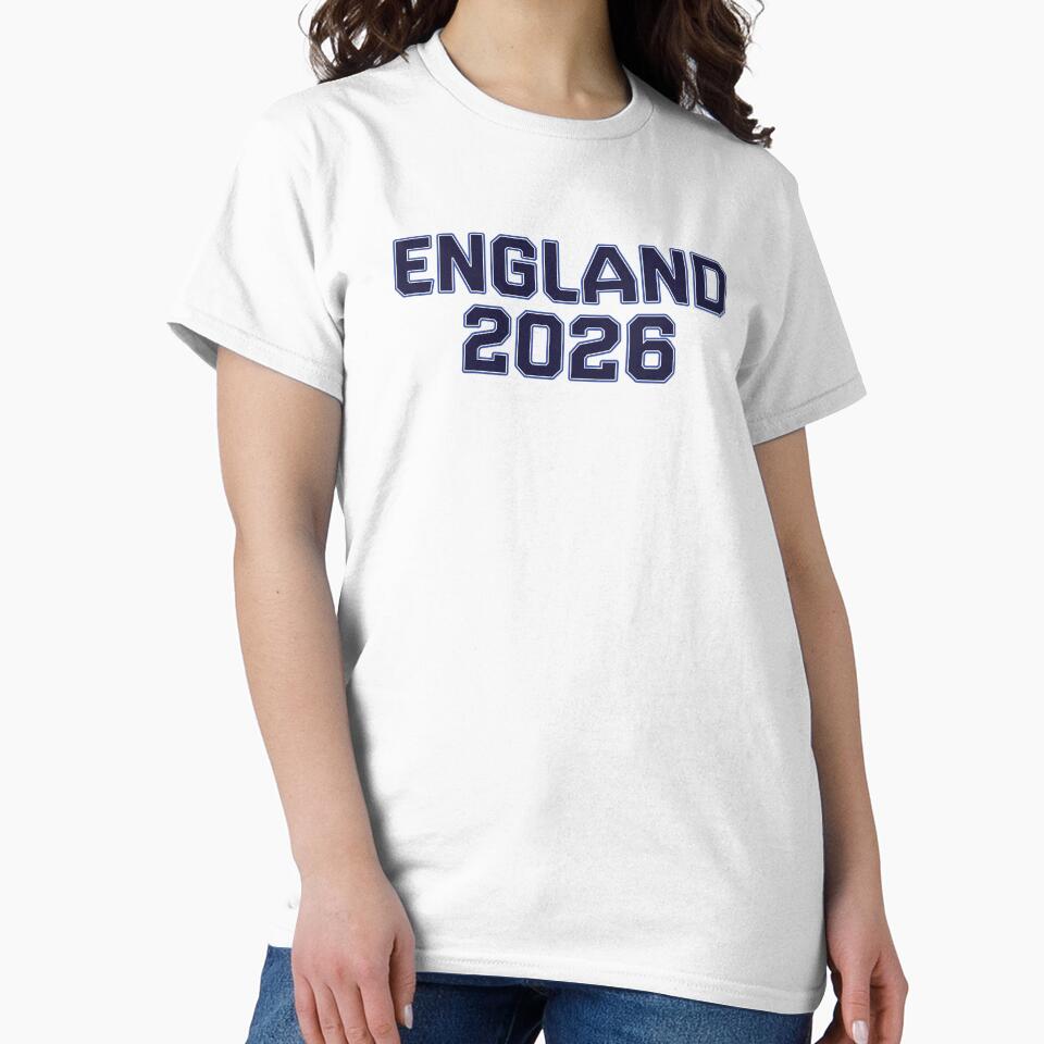 England 2026 World Cup (Navy with White & Blue Outline) by STUDIO-72