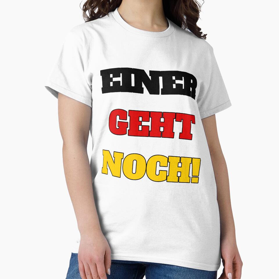 German Fan Shirt - Einer Geht Noch! by Hamlet & Sons