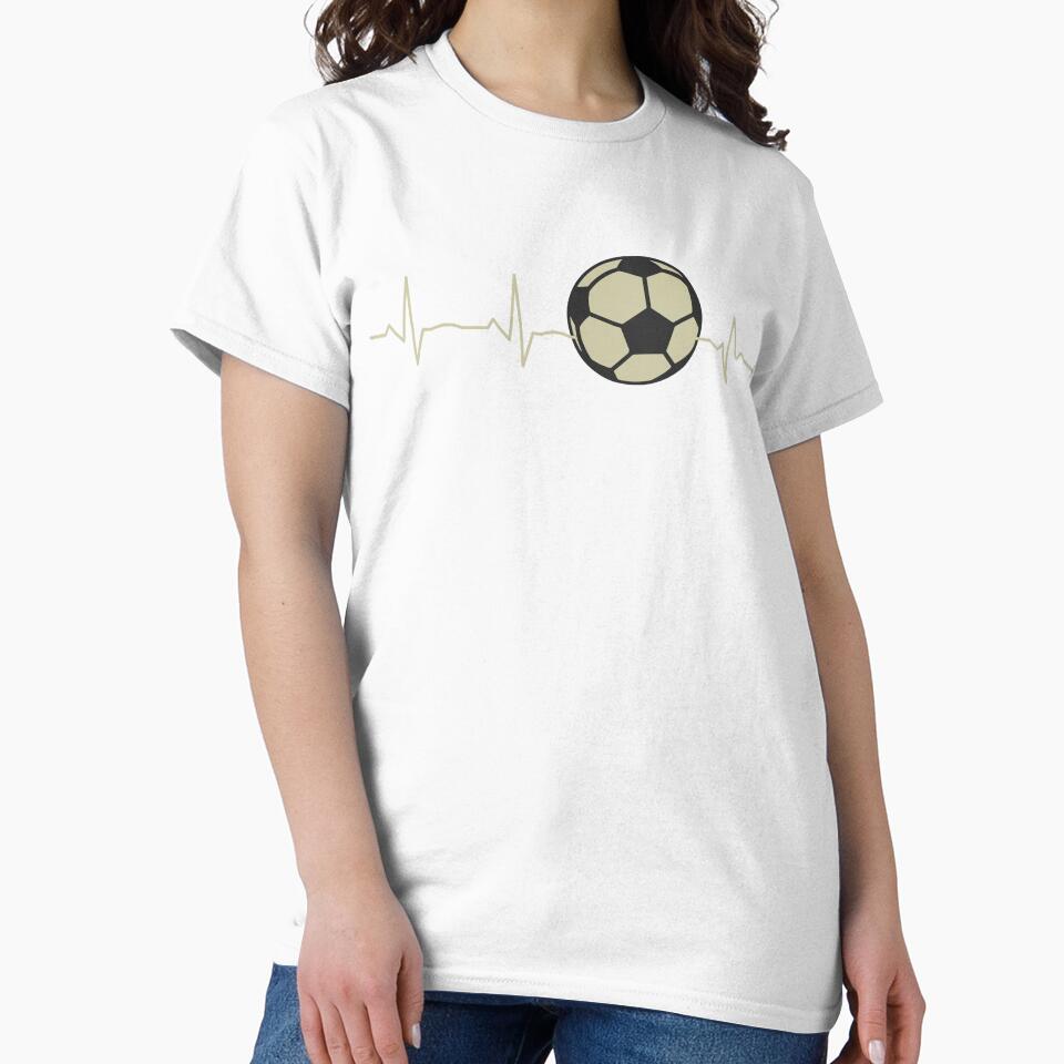 Soccer Football Heartbeat Frequency ECG Wave by Shiraufa