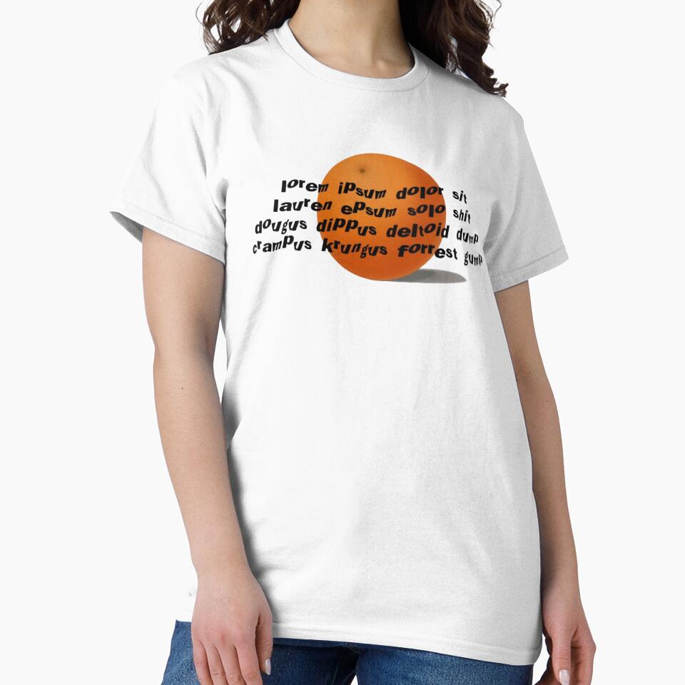 Drawfee lorem ipsum orange merch by Pandemicgoblin