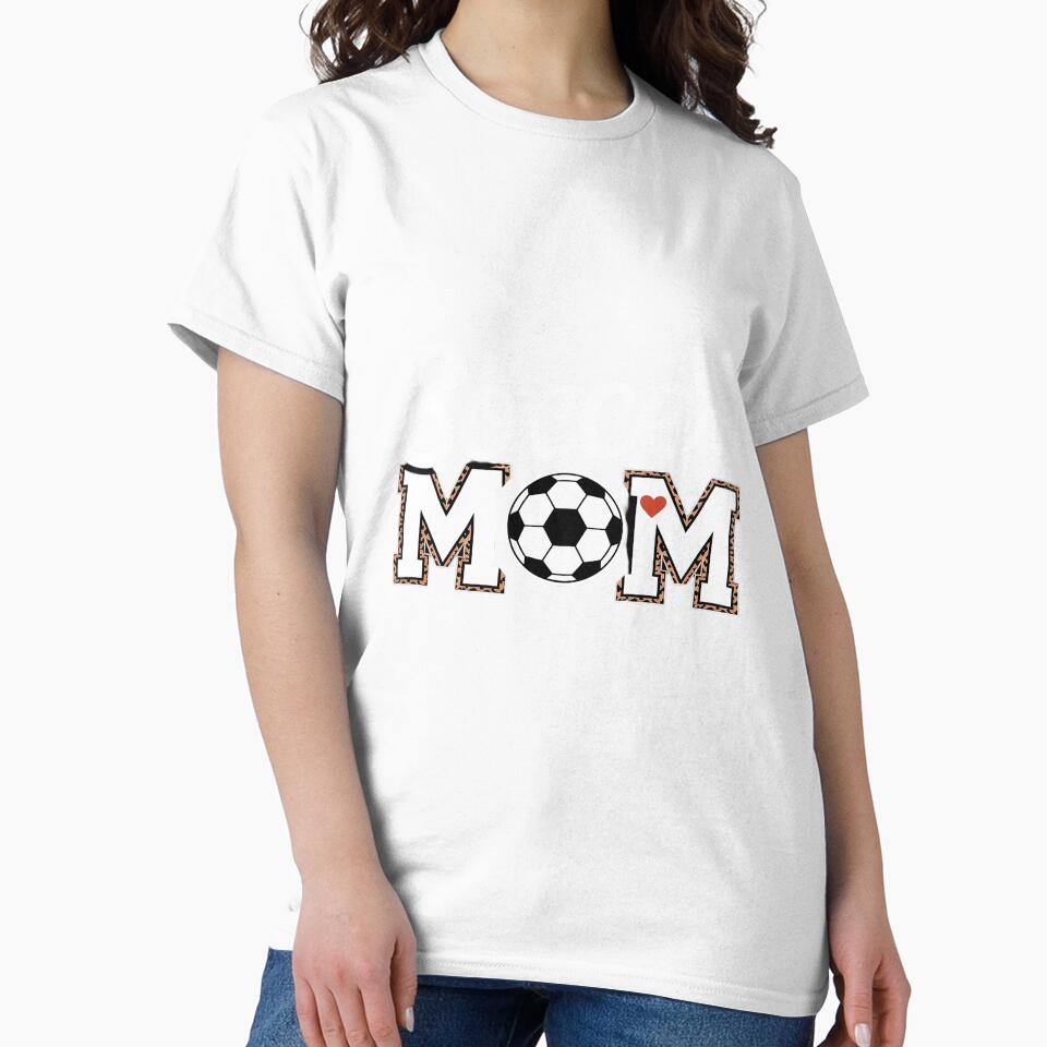 Cute Soccer Mom Leopard Print Mothers Day by Soleaani
