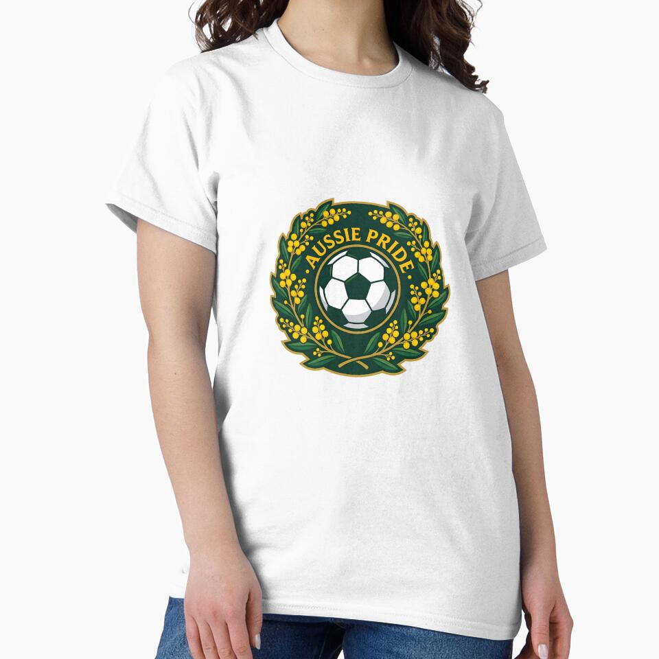 Aussie Pride Soccer Emblem – Australia Football Supporter by Imaginationbeyond