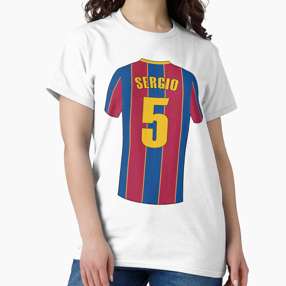 Barcelona football jersey number 5 by Justtrendytees