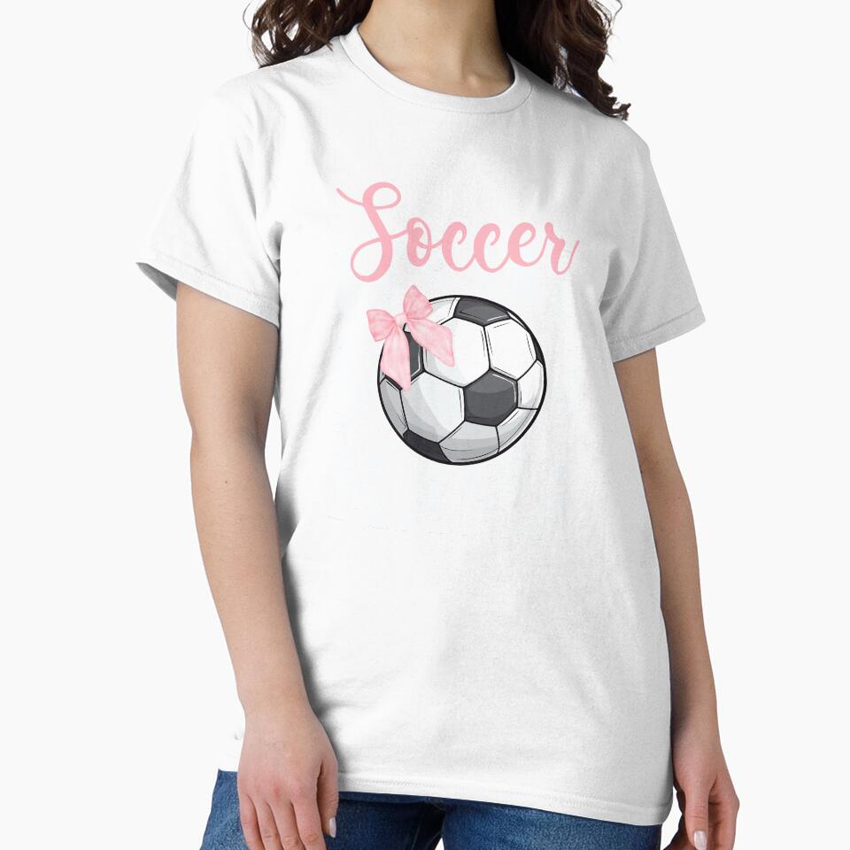 Soccer Mama Vintage Coquette Bow Soccer Ball by 2Duckies
