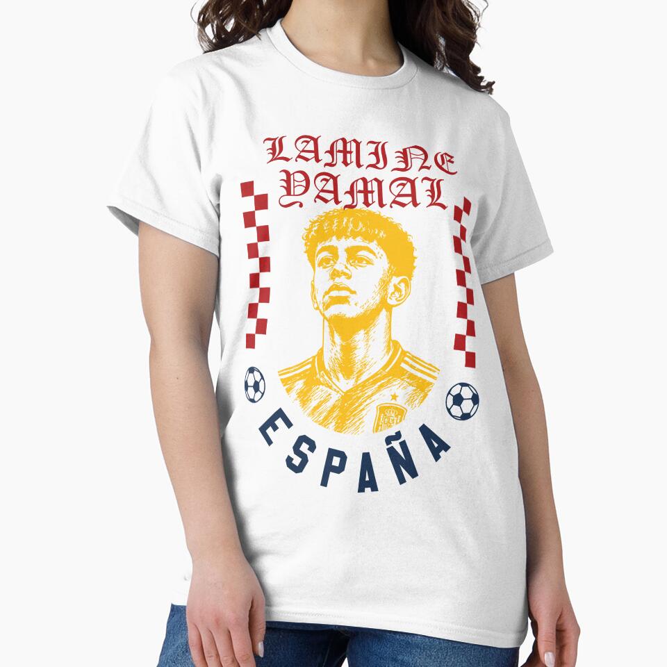 Lamine Yamal Spain Football Design Young Star World Cup Soccer Fan Art by Tattee