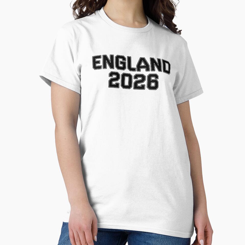 England 2026 World Cup (Black with Black Outline) by STUDIO-72
