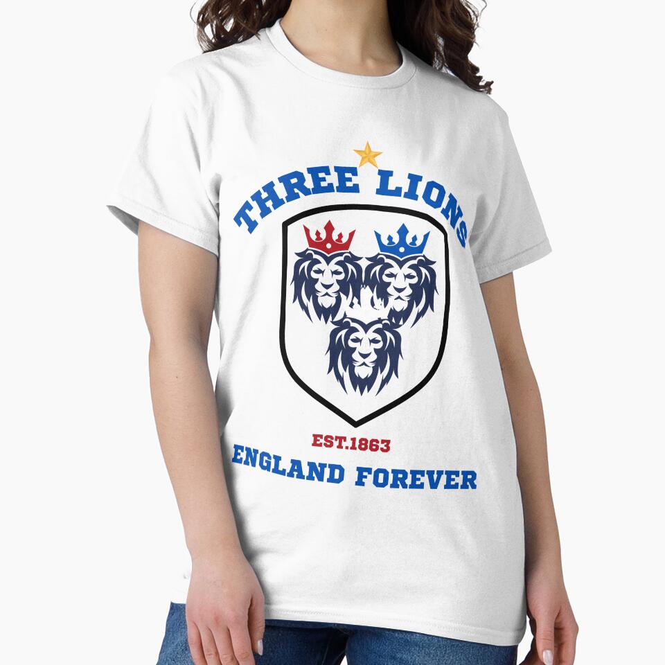 Three Lions England Forever Football Fan Graphic by WildTrace