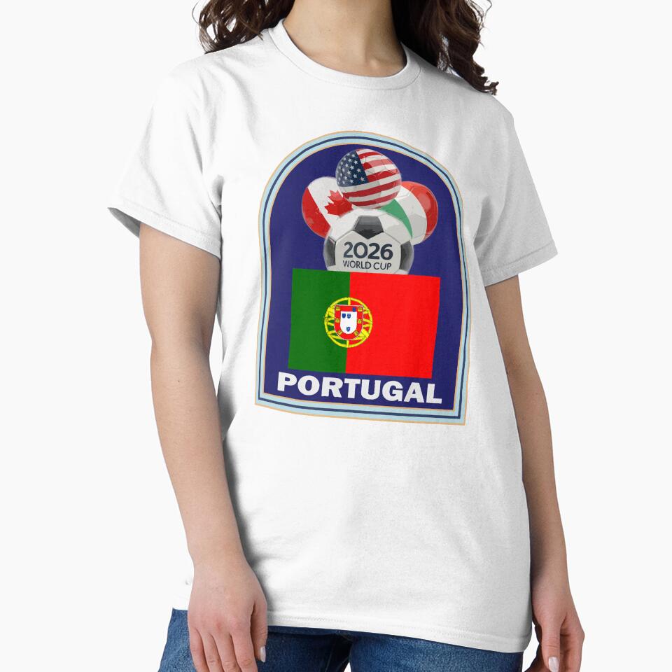 Portugal 2026 Soccer T-shirt by benchpod47