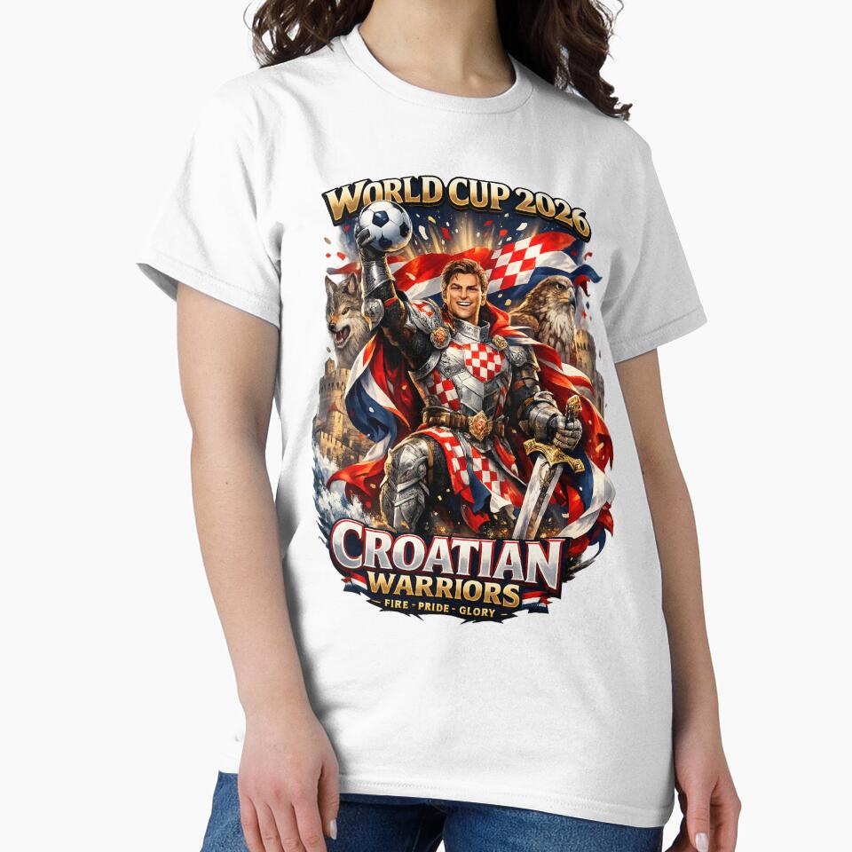Croatian Warriors World Cup 2026 by Retro Arabica