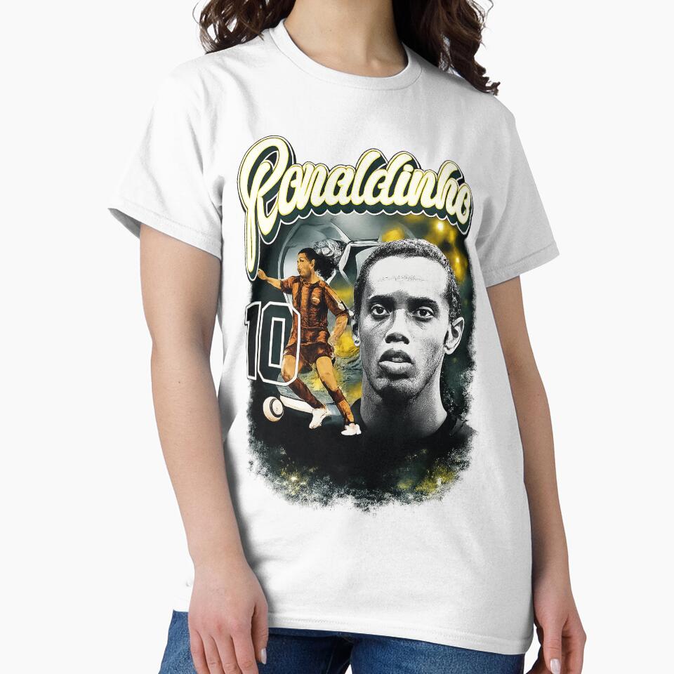 Ronaldinho Legend Football Art Retro Style by eonvisuals
