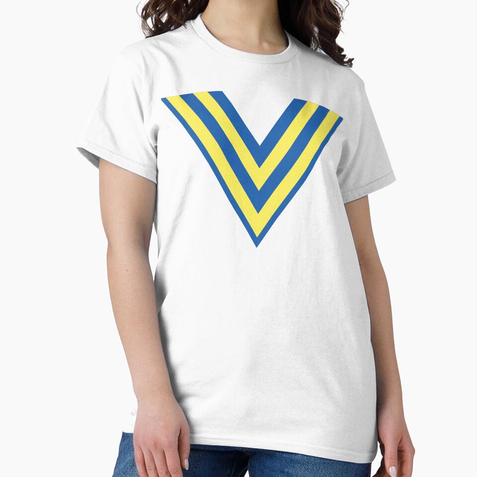 Leeds 1978 Blue, Yellow White V Collar by Sporting Colour