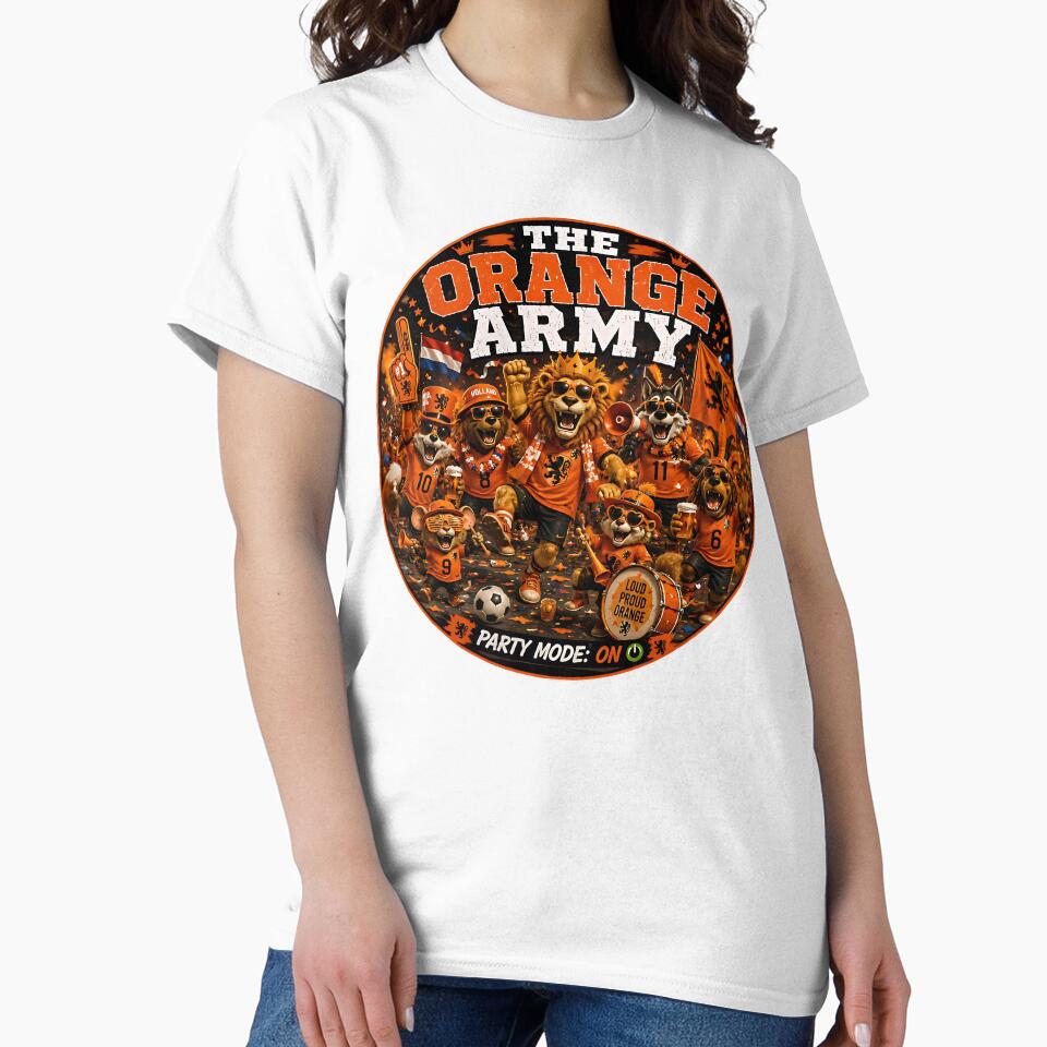 Orange Army Party Mode On | Funny Dutch Soccer Fans by WabiSabiSjak