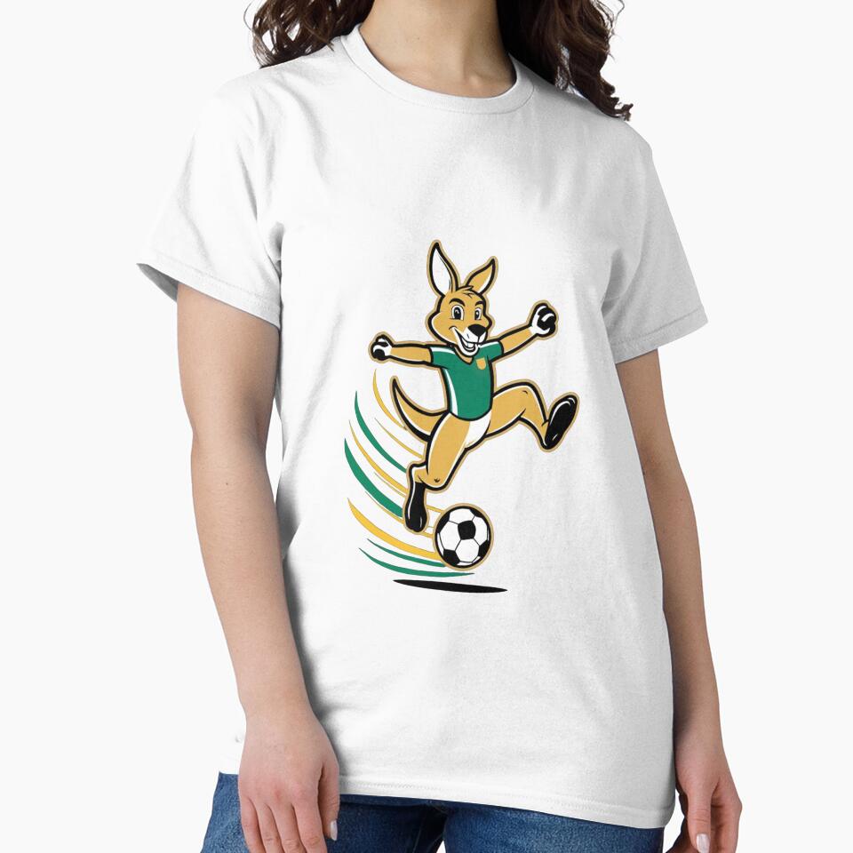 Dynamic Australian Kangaroo Soccer Player Mascot Art by PMTaurus