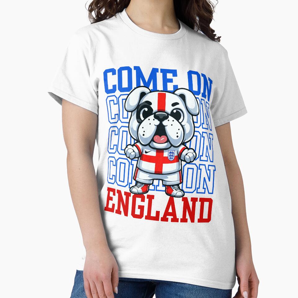 Come On England Bulldog Mascot by McThingummy