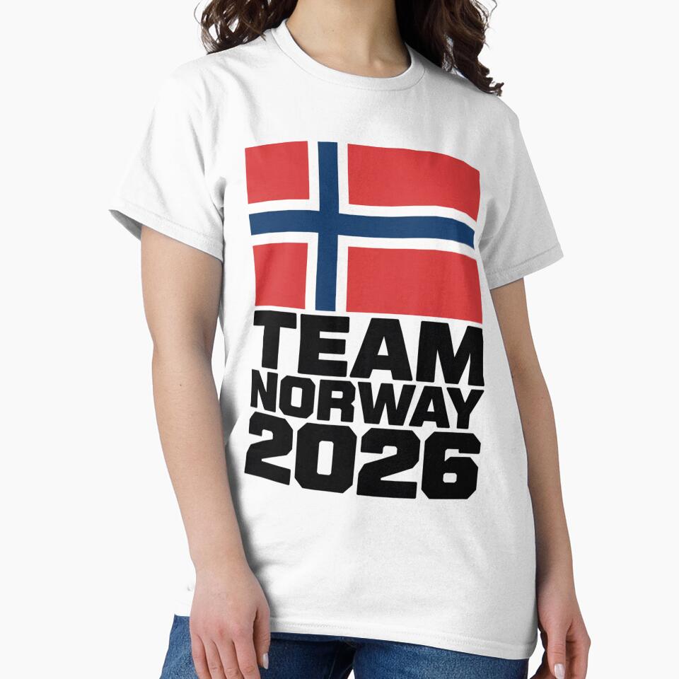 Team Norway 2026  Soccer Fan T-Shirt V5 by DBWStudios