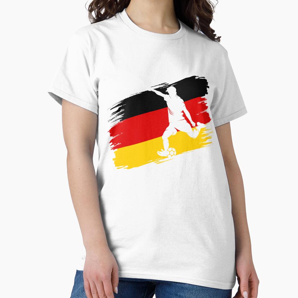 Germany Flag Football Soccer Fan Jersey by xtocky
