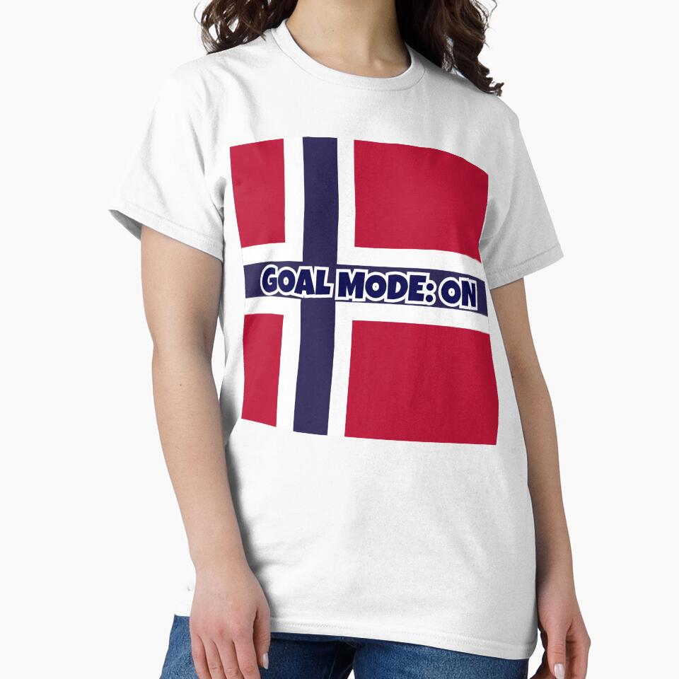 Norway Soccer Fan Shirt – GOALMODE: ON Football Tee by LovelyHappyGift