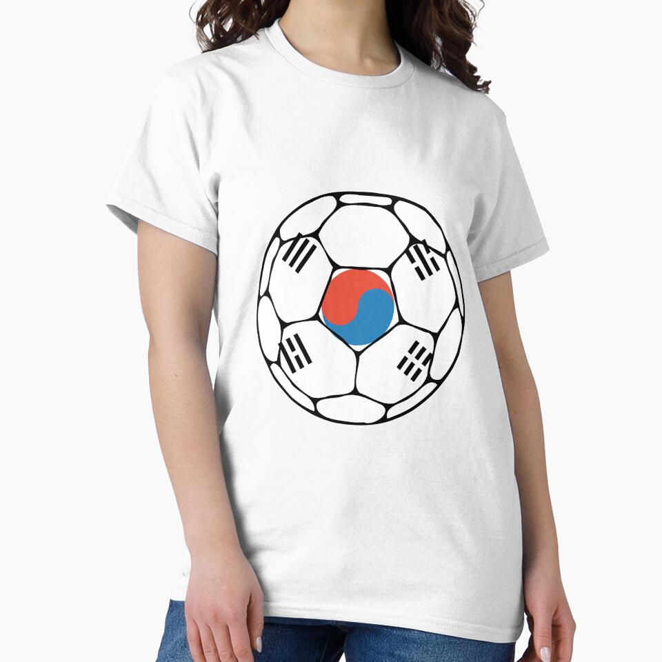 South Korea Flag Soccer Ball by ehgraphics15