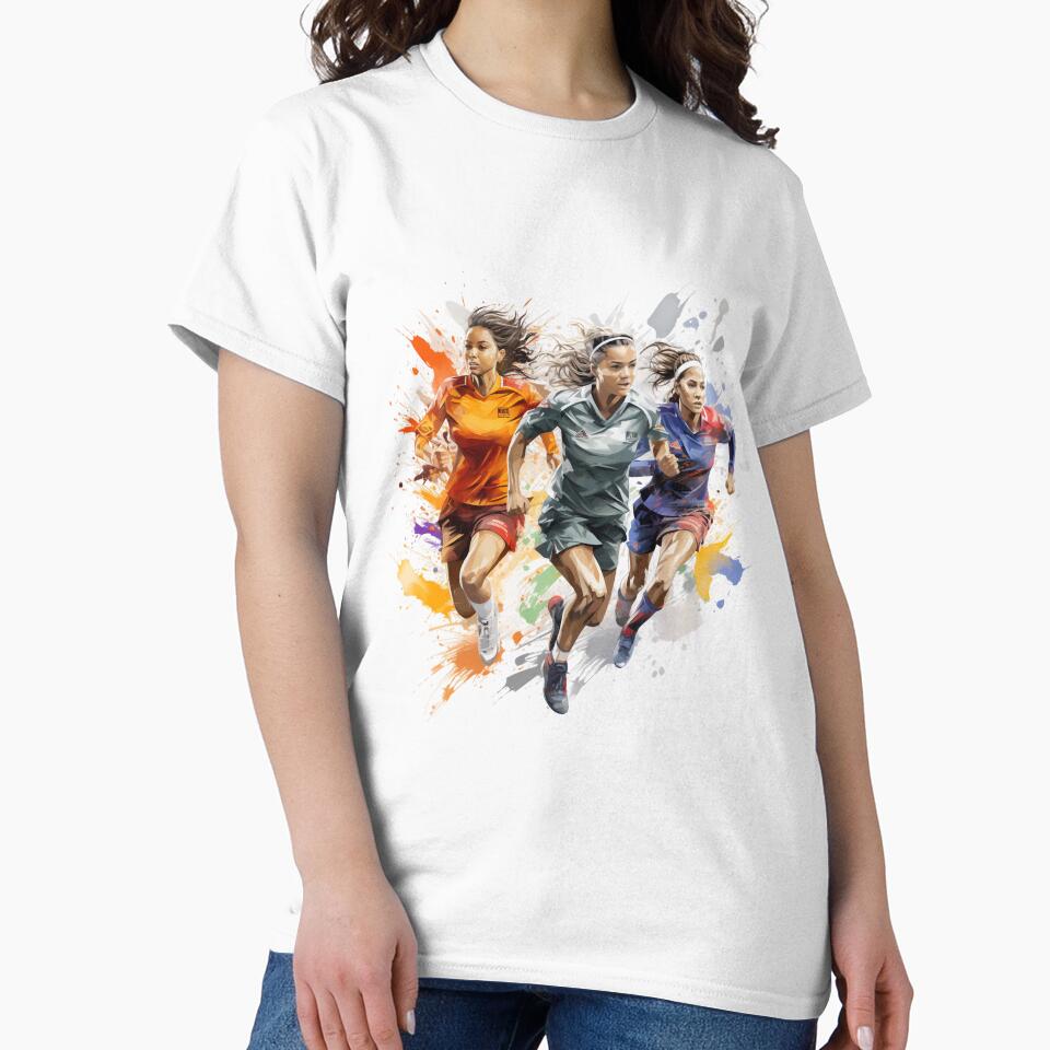 Speed and Color: The Art of Women's Football by ObjCrea123