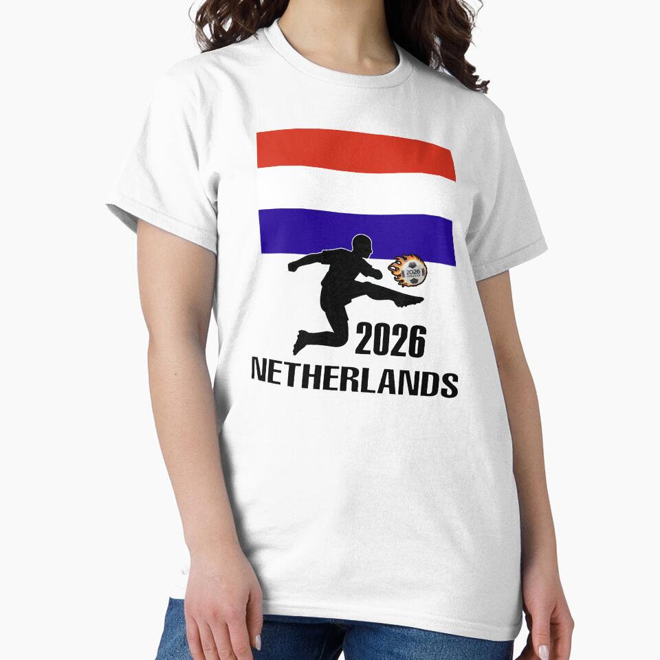 Netherlands Soccer T-shirt 2026 by benchpod47