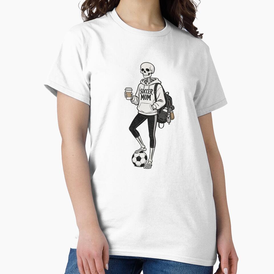 Soccer Mom Skeleton – Funny Sports Mom Halloween Design by truongloc246