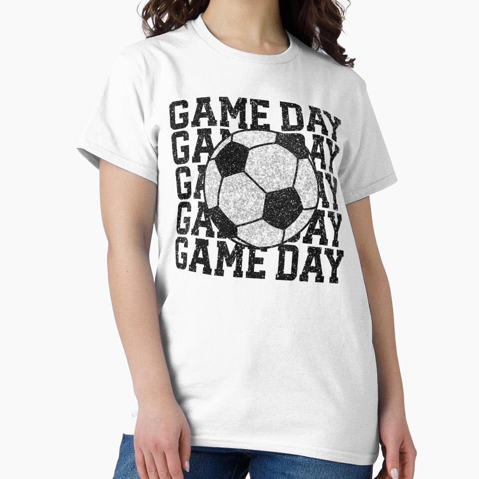 Game Day Silver Glitter Soccer Ball by hobbybox