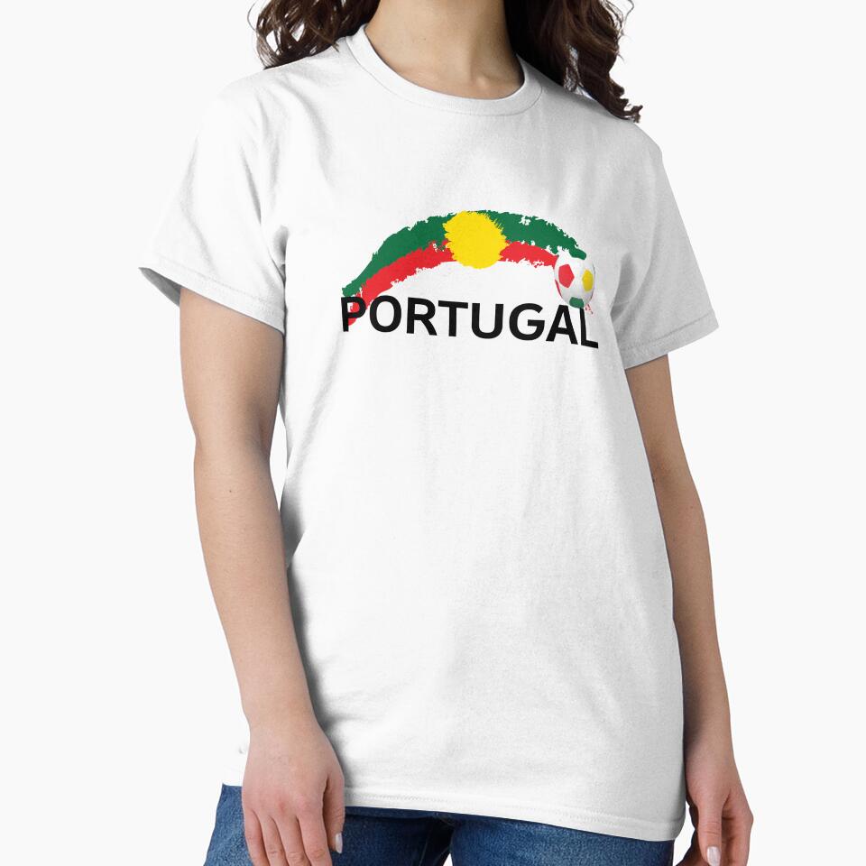 Portugal Football Fan Soccer Supporter Shirt by Retr0Tshirts